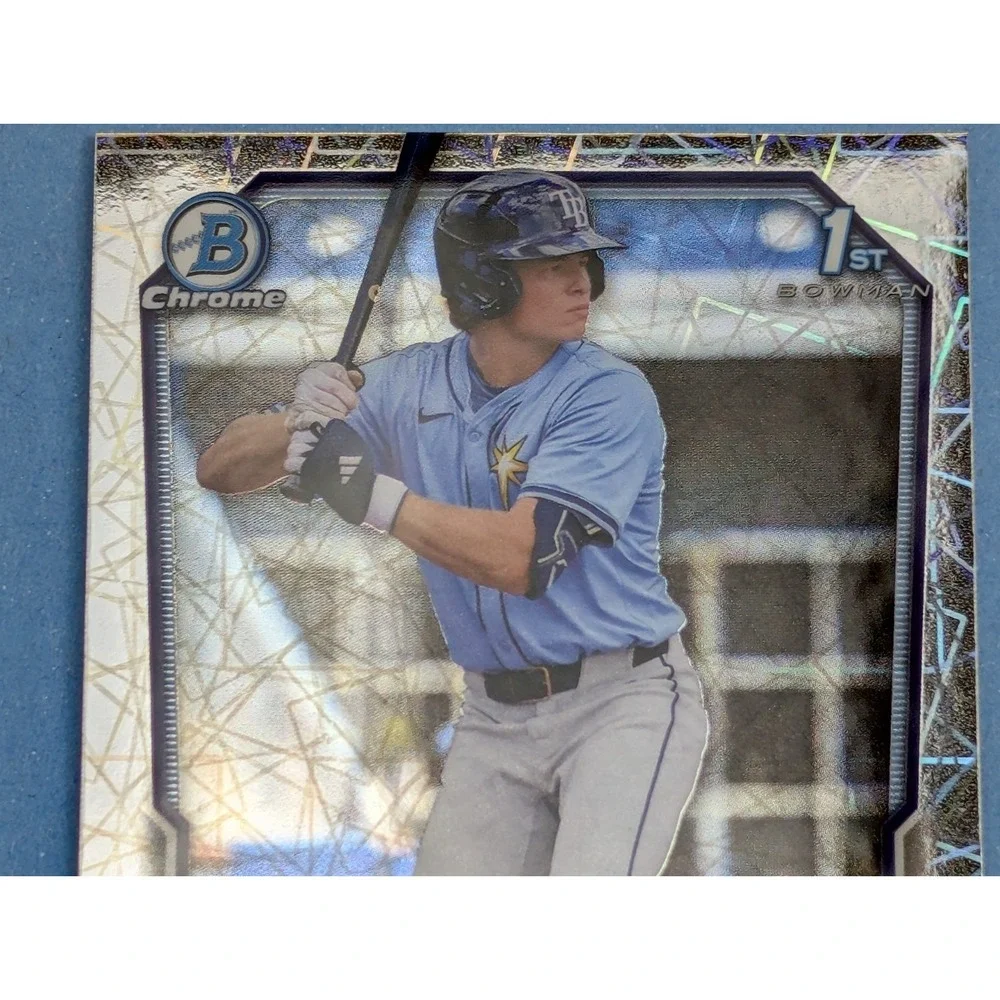 2026 Bowman Chrome Daniel Pierce BCP77 Lazer Refractor Rays